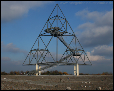 Tetraeder Auf Der Halde Beckstraße In Bottrop