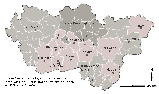 Welche Städte Gehören Zum Ruhrgebiet?