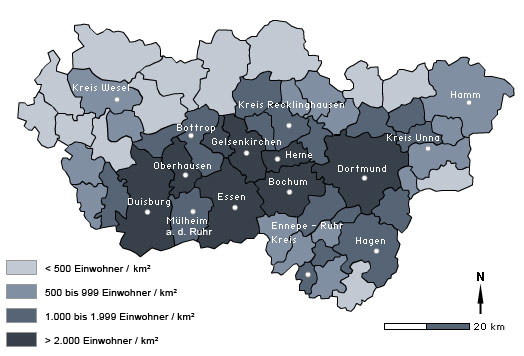 Wie Viele Einwohner Hat Das Ruhrgebiet?
